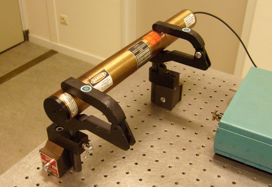 A laser set up