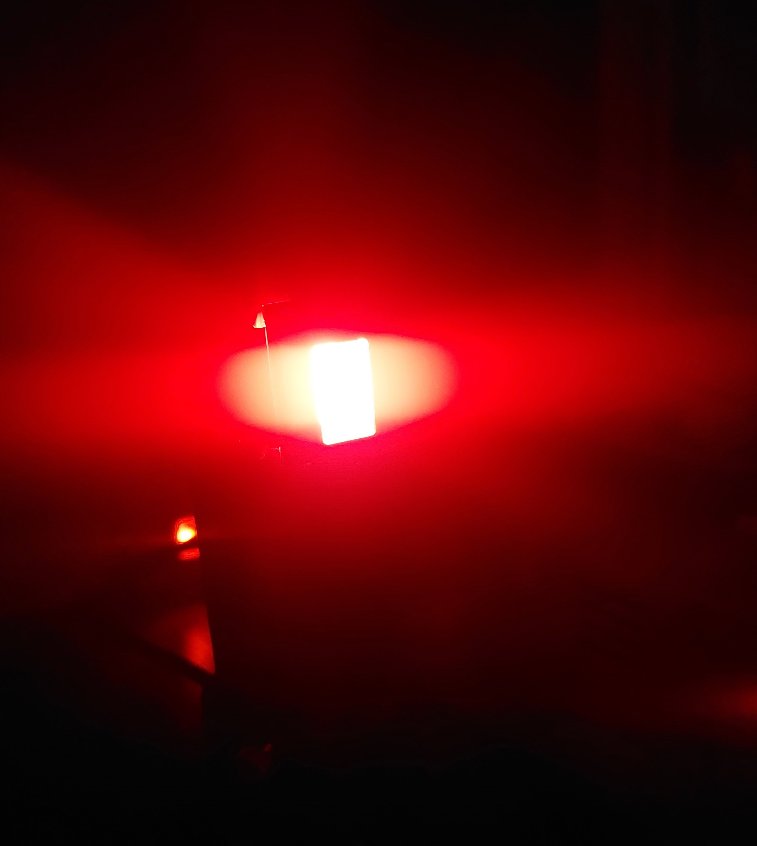 When working with spectral lamps, know that some of the light that comes of is invisible (UV or IR).